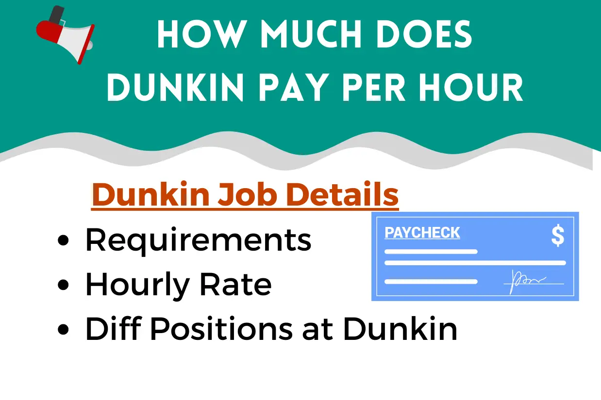 Dunkin Jobs - How Much Does Dunkin Pay Per Hour